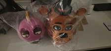 FNAF 2 Freddy Head + Mr. Cupcake Bottle Cup Popcorn Bucket AMC Theaters w Straw!