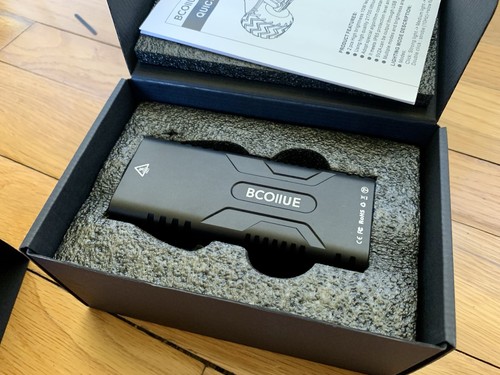 Luce di testa per skateboard, 3000 lumen, 10000 mAh, sgancio rapido, IP65, con supporti - Foto 8 di 22