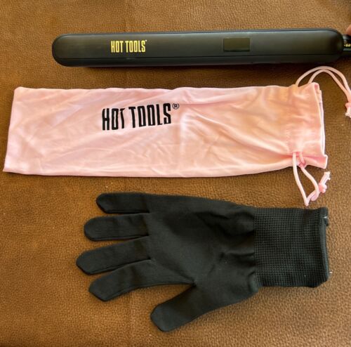 Hot Tools Pro Signature 1 in Tourmaline Ceramic Flat Iron Straightener New in bo - Picture 7 of 9
