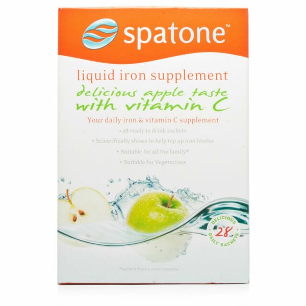 Spatone Apple Natural Daily Iron+ Vitamin C Mineral Supplement 28