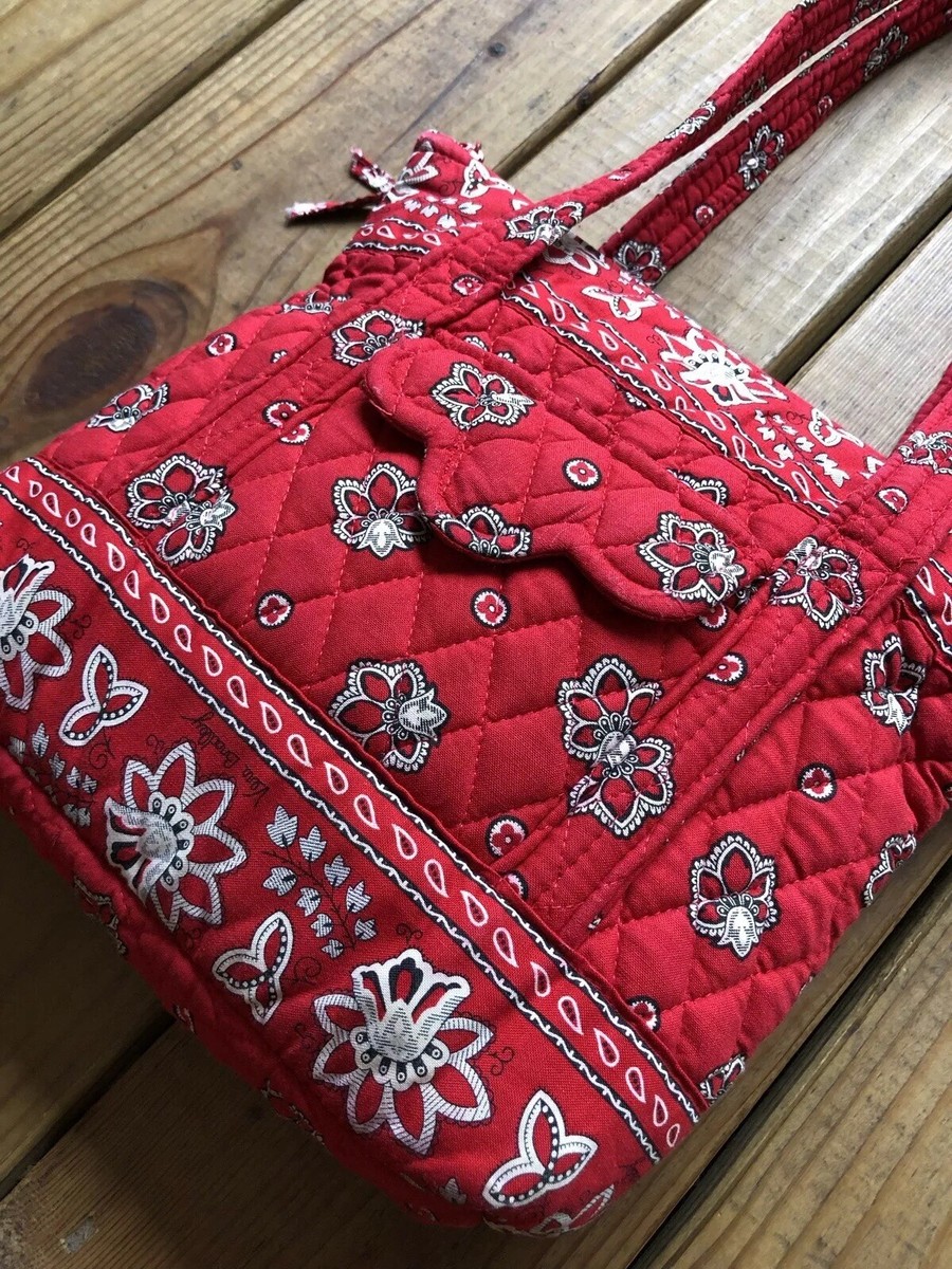 Vera Bradley red floral banadana print quilted small  display picture 1