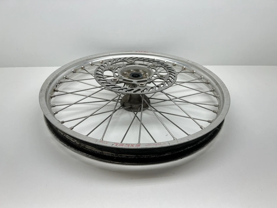 Kawasaki KX125 KX250 1999-02 rueda delantera OEM cubo de llanta 21 x 1,60 Foto 3 de 4