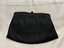 Vintage Black Clutch with small chain handle