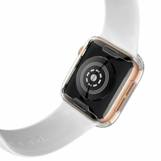 smiling apple watch 4 clear case