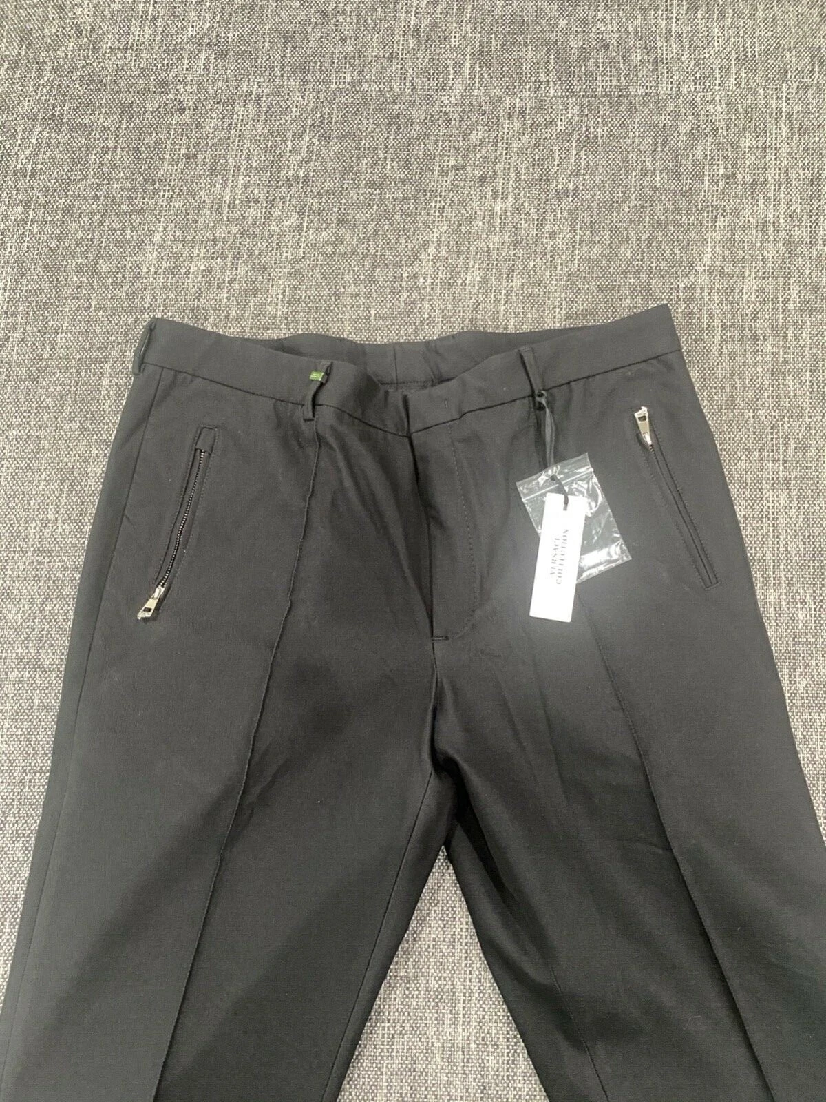 Versace Collection NUOVO Pantalone Uomo Nero Europeo Taglia 56 U.S. Taglia L