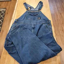 44*30 Berne Blue Denim Overalls Great Condition