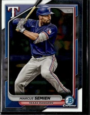 2024 Bowman Chrome Marcus Semien Texas Rangers #6  5 Card Lot