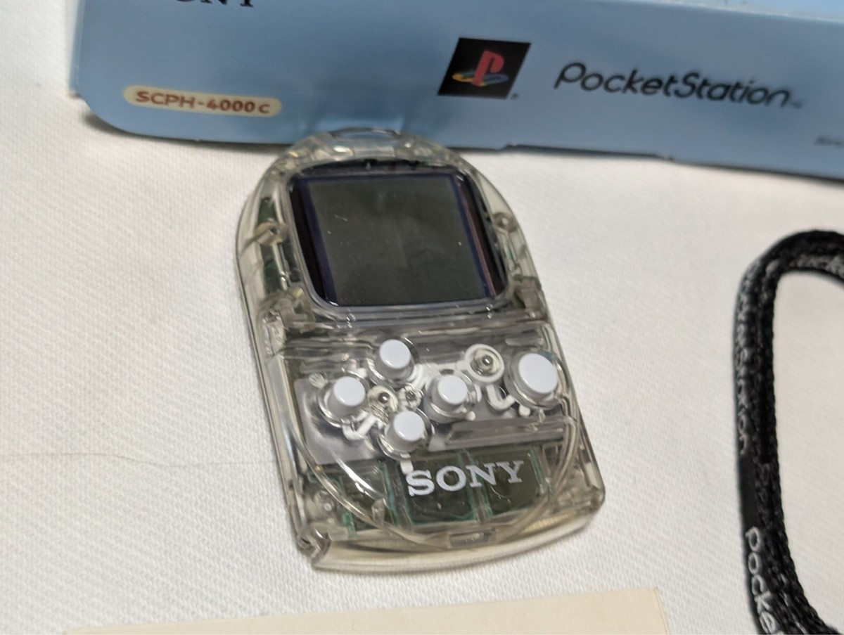 SONY SCPH-4000 クリスタル Sony Dokodemo Issho PocketStation SCPH-4000 crystal Toro Ver