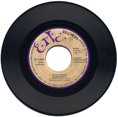 WILSON PICKETT ''LOVE DAGGER c/w TIME TO LET THE SUN SHINE ON ME'' 1977 SOUL