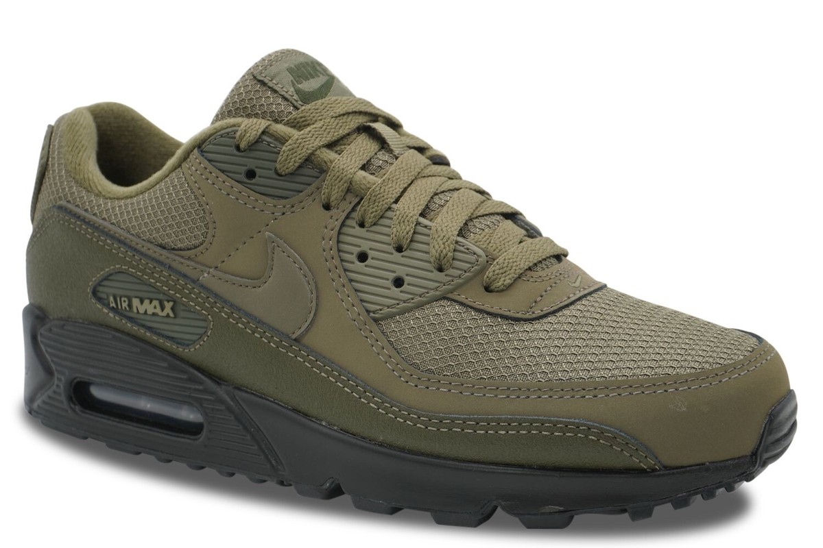 Nike Air Max 90 Reflective Swoosh Medium Olive Sneakers Retro