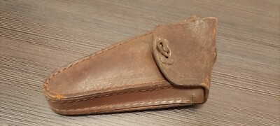 original DDR Fahrrad alte Werkzeugtasche Leder Marke