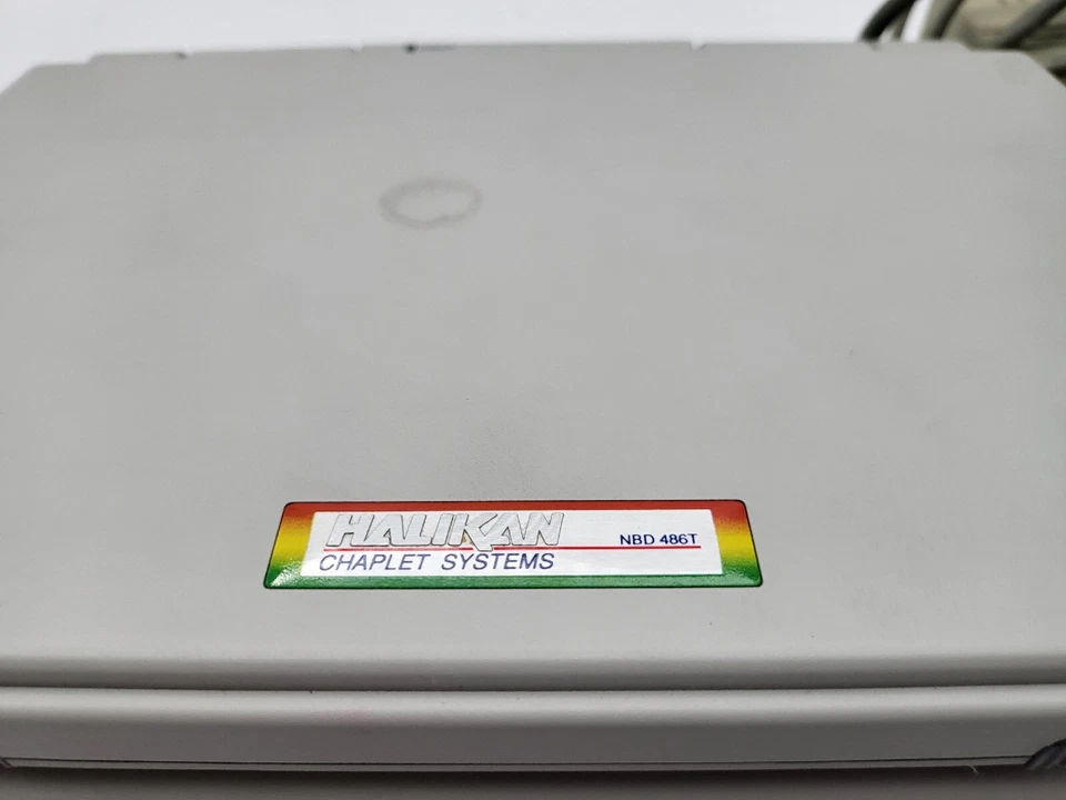 Vintage Halikan Laptop Labtop NBD 486T CHAPLET SYSTEMS Computer - Image 3 of 4