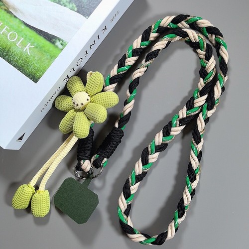 Anti-Lost Mobile Phone Lanyard Handmade Weaving Crossbody Phone Strap - Photo 14 sur 15