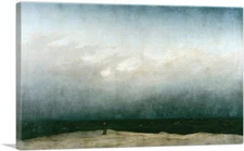 ARTCANVAS Monk by Sea 1808 Canvas Art Print by Caspar David Friedrich