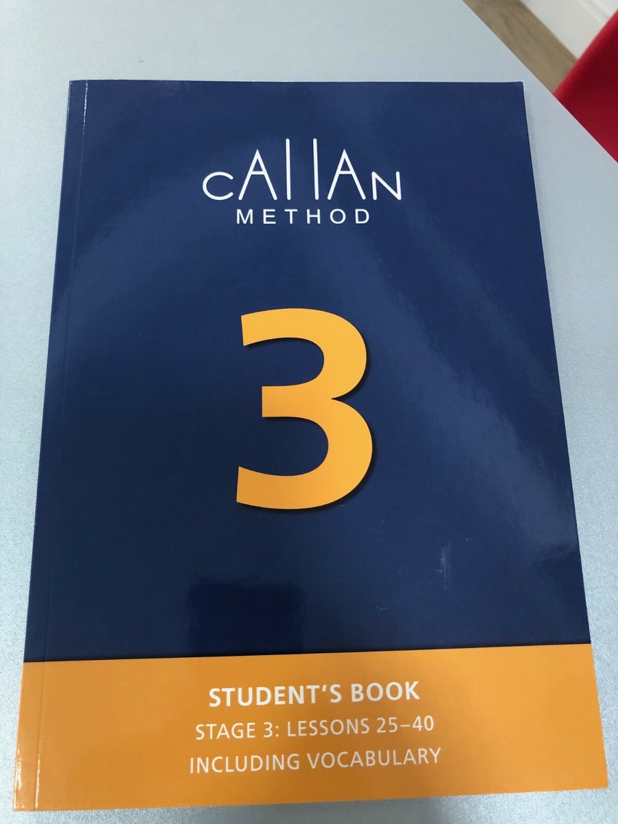 【3rd edition】 Callan Method 1-3 Lesson planning with Callan English (3rd edition) - Callan Method