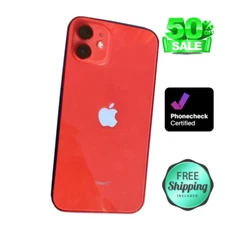 Apple iPhone 12 64GB 128GB iOS Unlocked Verizon Clean IMEI Black White Red 5G