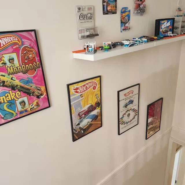 1968 Hot Wheels Sweet 16 Redlines Cars Poster 11" x 17" Python Cheetah NO FRAME - Image 3 of 4