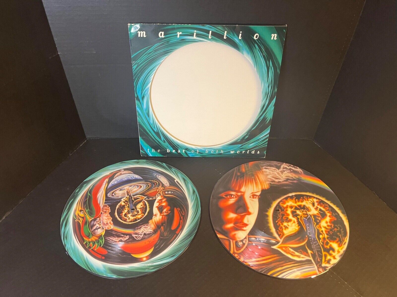 MARILLION THE BEST OF BOTH WORLDS 2 LP SET PICTURE DISC VINYLS 