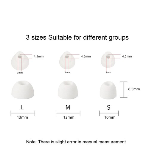 For JBL ENDURANCE PEAK3 earbud covers silicone earcups ENDURANCE PEAK 3 ear caps - Picture 2 of 7