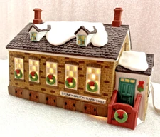 Dept 56 STONEY BROOK TOWN HALL lighted house New England Village Series 
