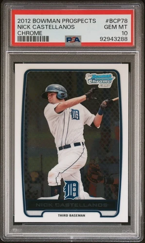 Nick Castellanos 2012 Bowman Chrome Prospects #bcp78 PSA 10 (POP 45)