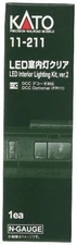 Kato 11-211 N Scale Interior Lighting Kit /w LED Version 2 (1 Light Kit)
