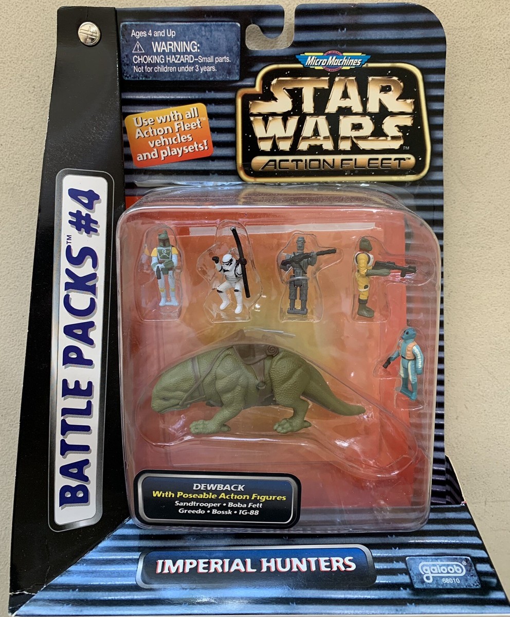 Vintage Star Wars Micro Machines BATTLE PACK # 4 GALACTIC