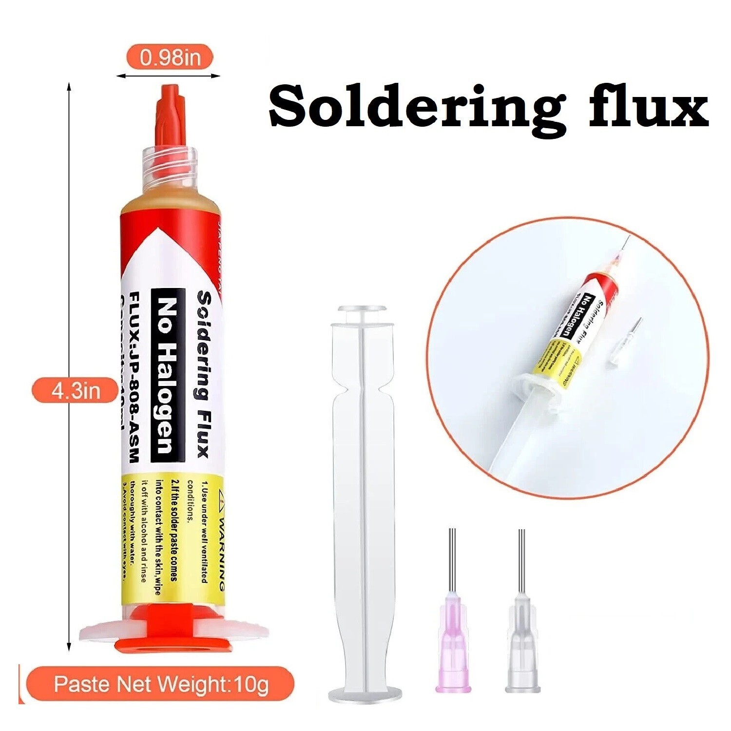 10ML Soldering Flux Paste Tacky Solder Flux Pen Pneumatic Dispenser