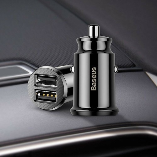 Fast Car Charger Dual USB Cigarette Lighter Socket Adapter For iPhone Samsung - Picture 9 of 12