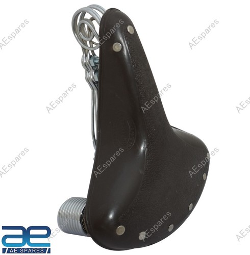 Completo Acero Marrón Plástico Sillín Bicicleta Vintage Ciclismo Asiento ECS - Imagen 6 de 6