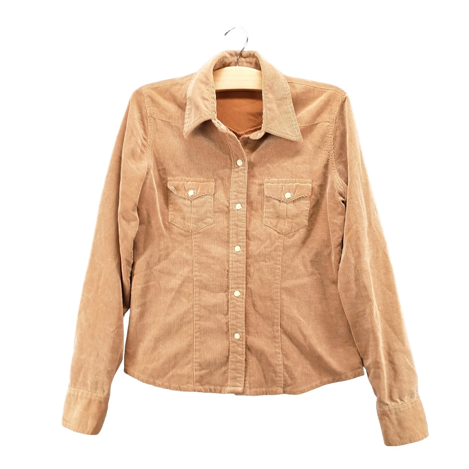 Patrón sólido Buckle algodón Tops para mujer