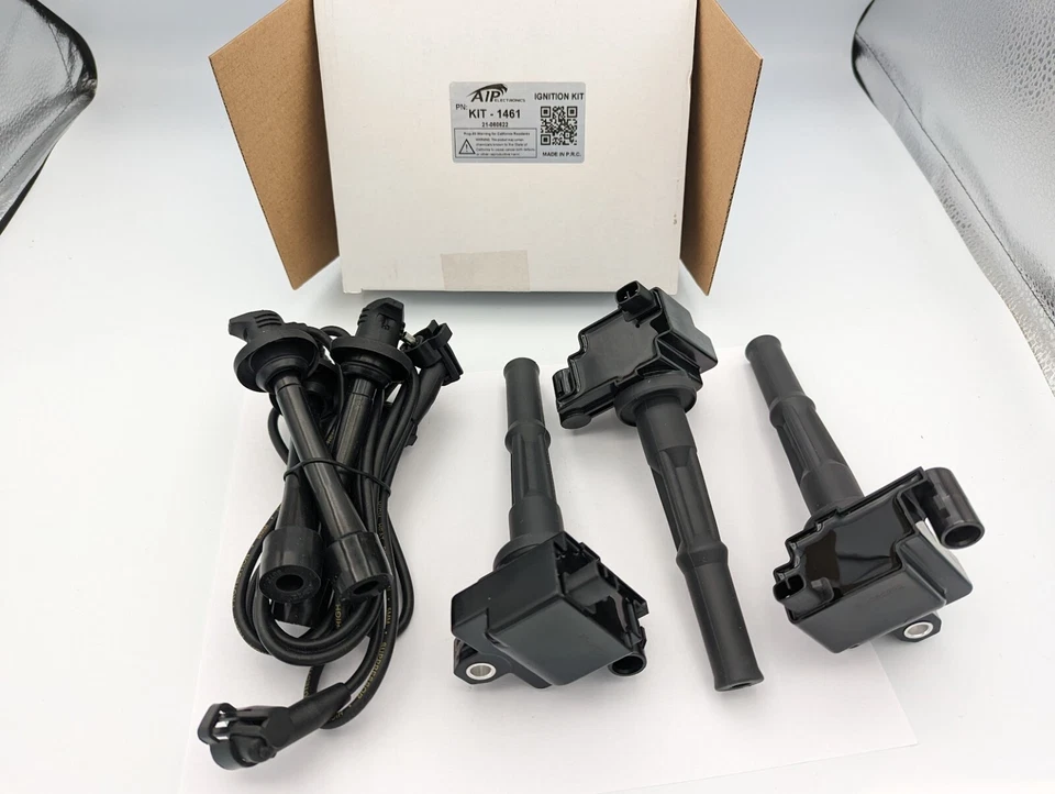 Kit de bobina de encendido para 95-04 Toyota 4Runner T100 Tacoma Tundra 3,4 L V6 con cables Foto 2 de 4