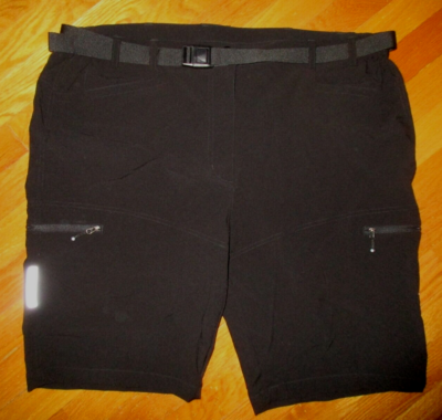 Aero Tech Designs Cyclewear Black Cargo Shorts Size XL