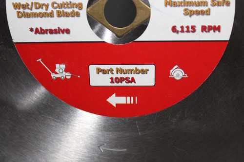 ⭐NEW⭐ Multiquip 10PSA Diamond Blade - 10" x .095 x 5/8-DM Abras Mat Seg PREM MQ - Picture 3 of 7