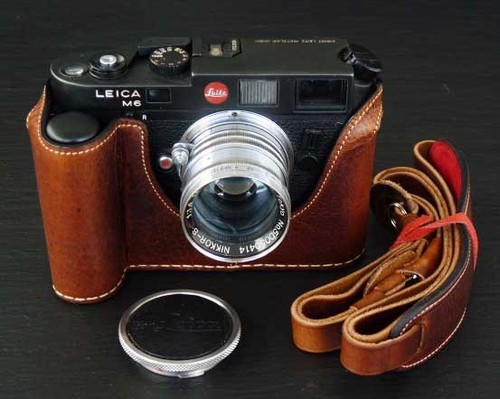 LUIGI's PREMIUM CASE X FILM LEICA M6,MP,M7 WITH MOTOR WINDER M, DELUXE STRAP+DHL - Picture 9 of 10