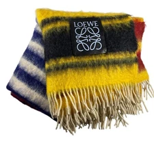LOEWE Striped Mohair Throw JW Anderson
