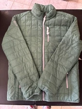 NWT MEN'S CUTTER & BUCK QUILTED JACKET, SIZE: S, COLOR: GREEN (M20)