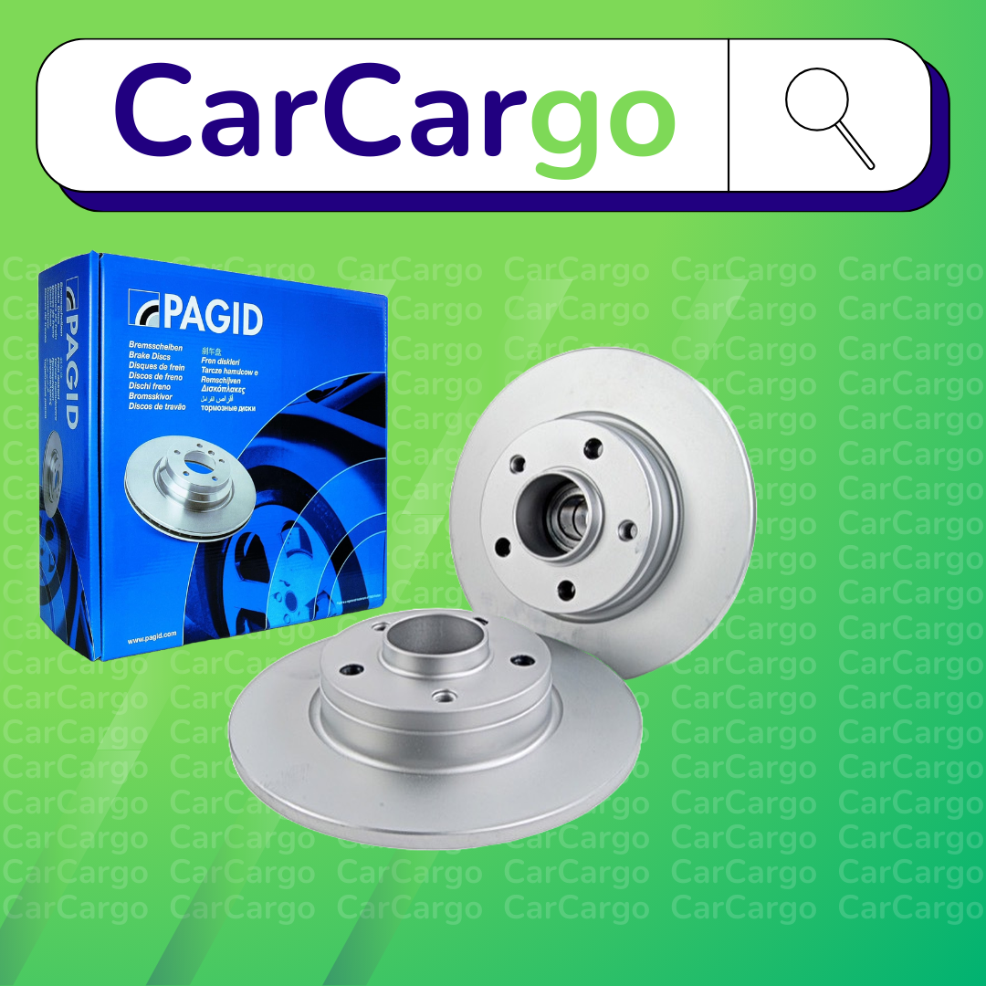 Pagid Solid Rear Brake Discs Pair Renault Trafic II 1.9 dCi 80 2001-2006 280 mm
