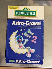 Astro Grover Commodore 64/128 Atari 400/800/1200 Disk in box with instructions image