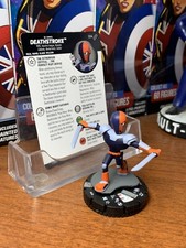 DC Heroclix Deathstroke 034 Rare With Card Batman Team Up Set