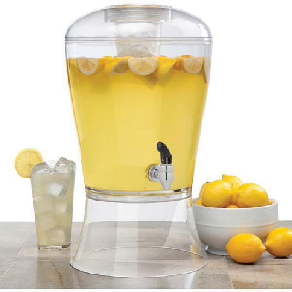 Creative Bath 3-Gallon Beverage Dispenser With Ice Core Creative Bath 3-Gallon Beverage Dispenser With Ice Core