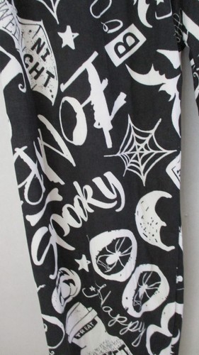 DOS PIES IZQUIERDOS~ LEGGINGS HALLOWEEN BLANCO Y NEGRO~ L/XL (cr) - Imagen 3 de 5