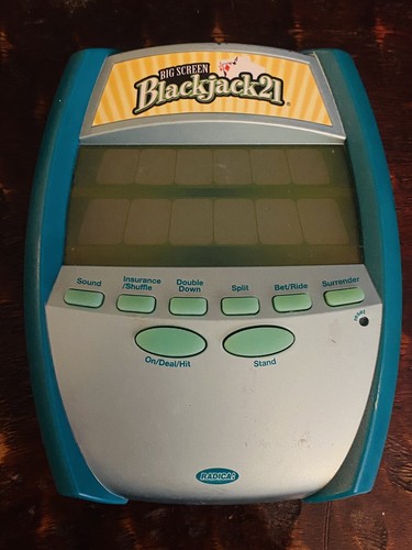 Radical Handheld Game 2005 Big Screen Blackjack w/ Instructions Tested - Picture 2 of 5