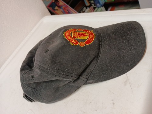 Gorra Nike Manchester United para niños talla 1 negra ligera correa trasera ajustable - Imagen 5 de 5