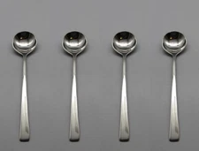 Dansk Stainless Flatware - RONDURE Demitasse Spoons - Set of Four New