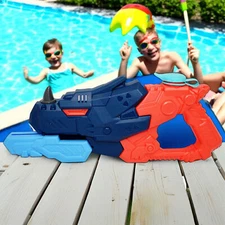 Epic Range Water Blaster Gun – Beast Squirt Toy with Powerful Pump – For Ages 3+