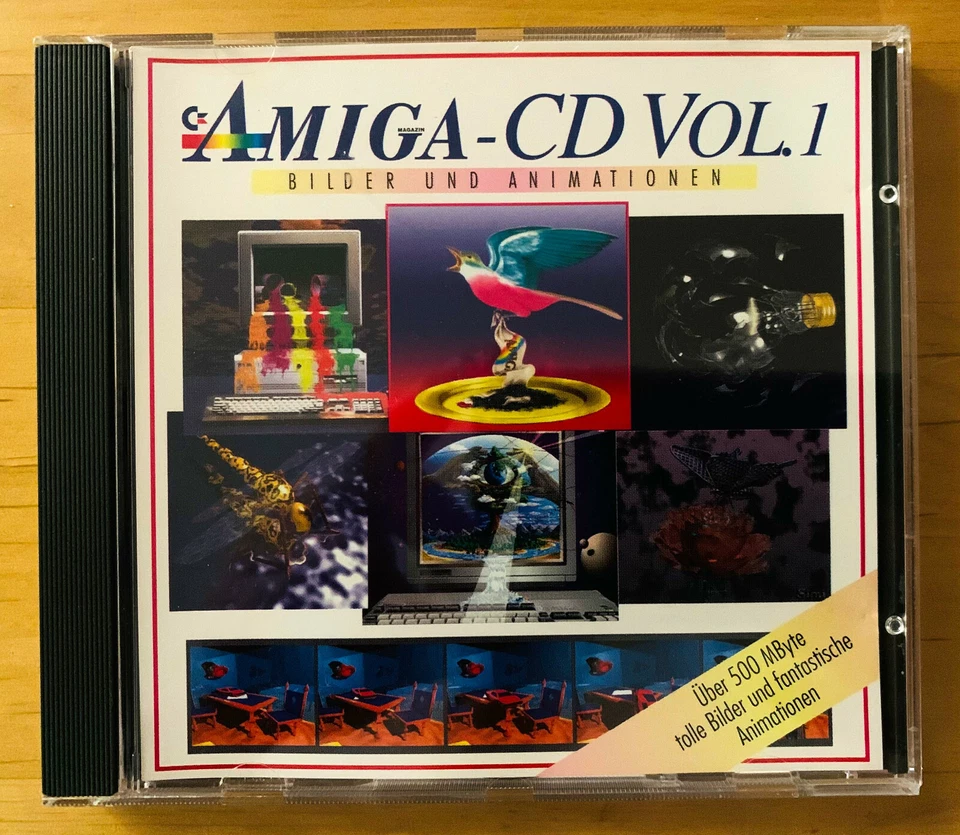 AMIGA GRAFIK- UND ANIMATIONS-CD-ROM (NEU/COMMODORE/LAGERFUND)