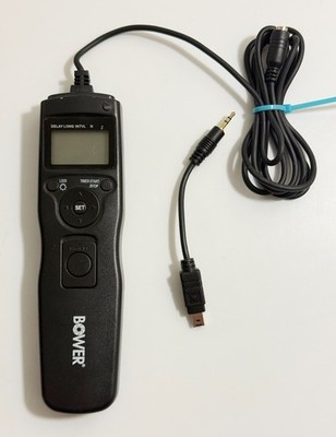 Bower Timer remote Switch RCLN3R Works w/ Nikon D90/D5000/D7000/D3100