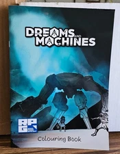 Dreams & Machines Coloring Book (Modiphius Entertainment, 2023) Free RPG Day