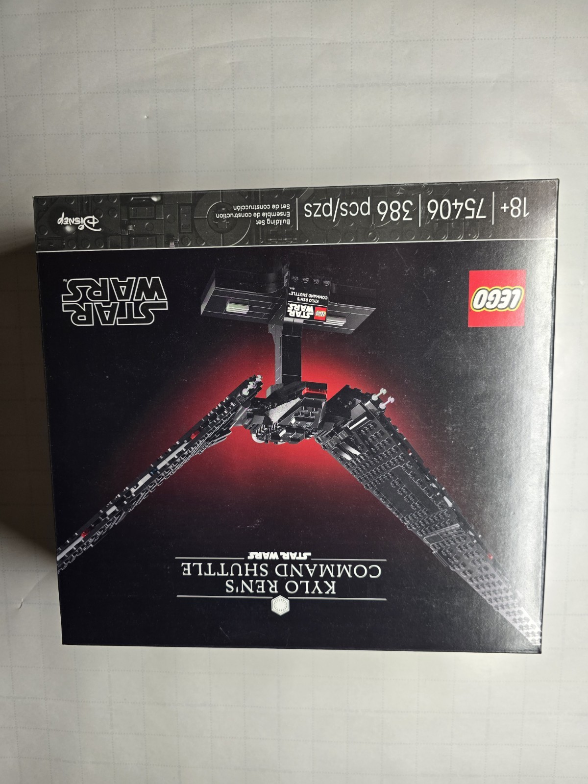 LEGO Star Wars Kylo Ren’s Command Shuttle Display Model 75406 386 pcs BRAND NEW